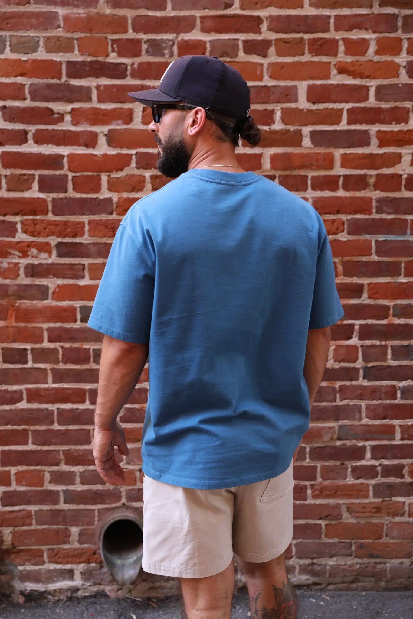 Heavy T-shirt Blue Steel