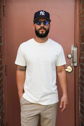 Mid -weight Slim tee Bone