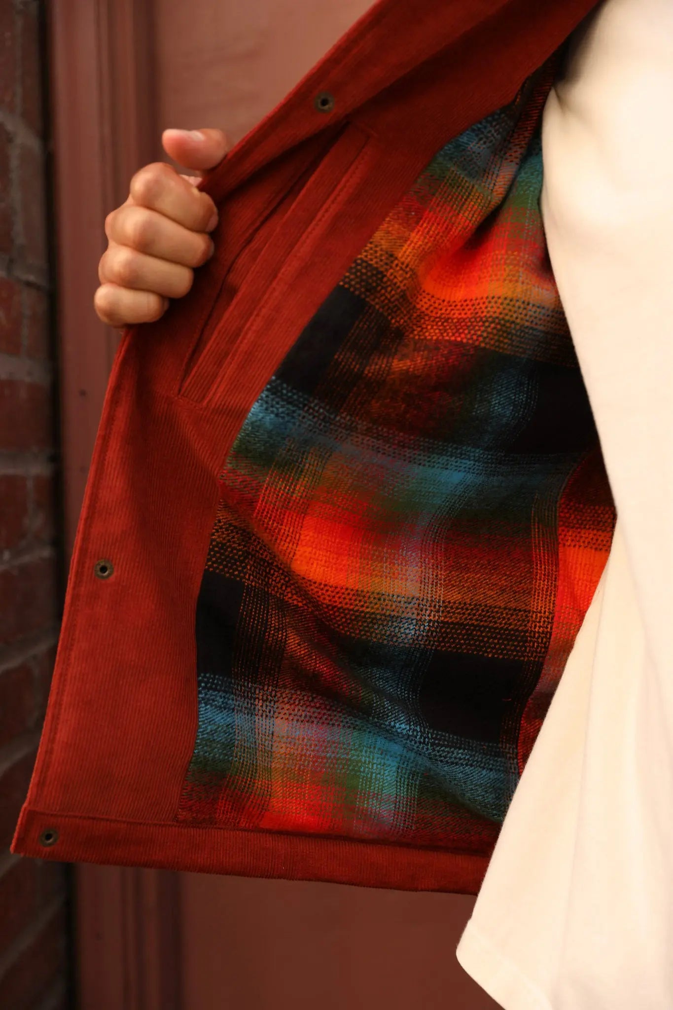 Corduroy Jacket Rust
