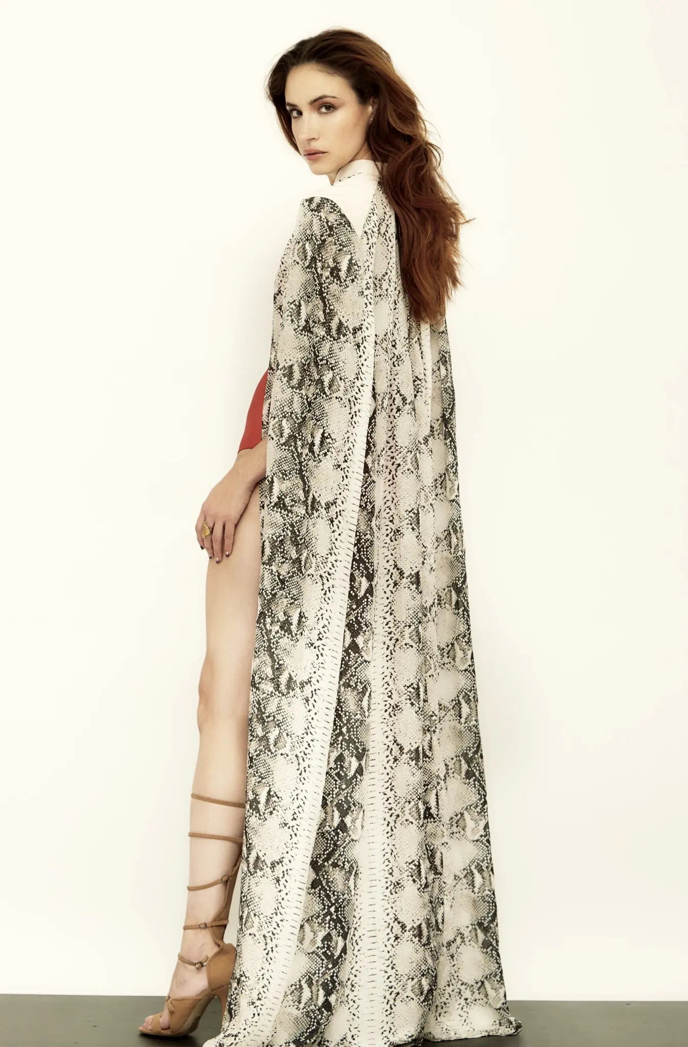 Snake Print Cape