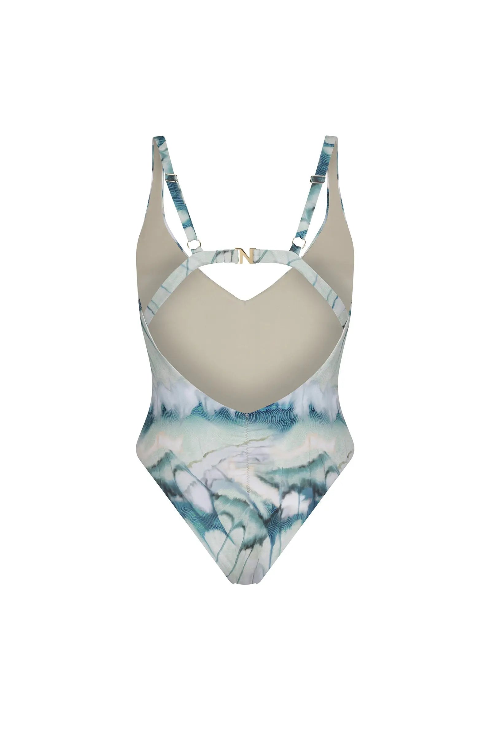 CLOUD One piece Print sage