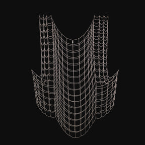 Silver Draped Chain Top