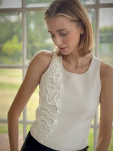 Karim White & Brown Tank Top