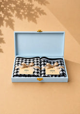 His & Her Houndstooth Luxury Gift Set
