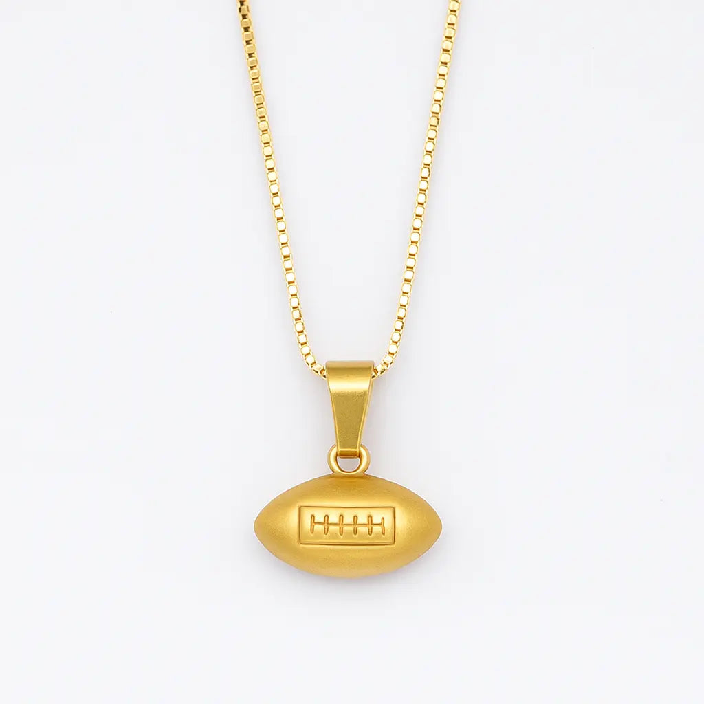 Game Day Football Necklace