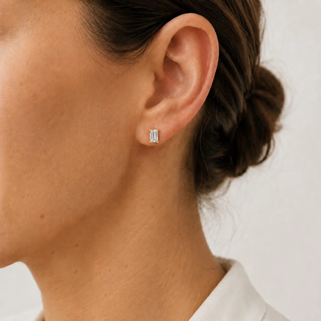 5/8 CT Lab-Grown Diamond Earrings in 14K Gold