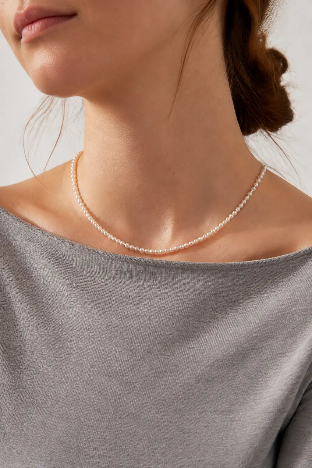 Panache Cultured Freshwater Pearl 18" Necklace in 14K Gold