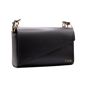Flex Vegan Apple Leather Purse - Black