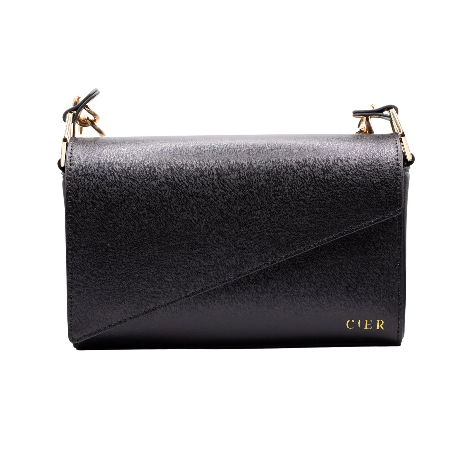 Flex Vegan Apple Leather Purse - Black