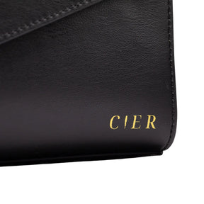 Flex Vegan Apple Leather Purse - Black
