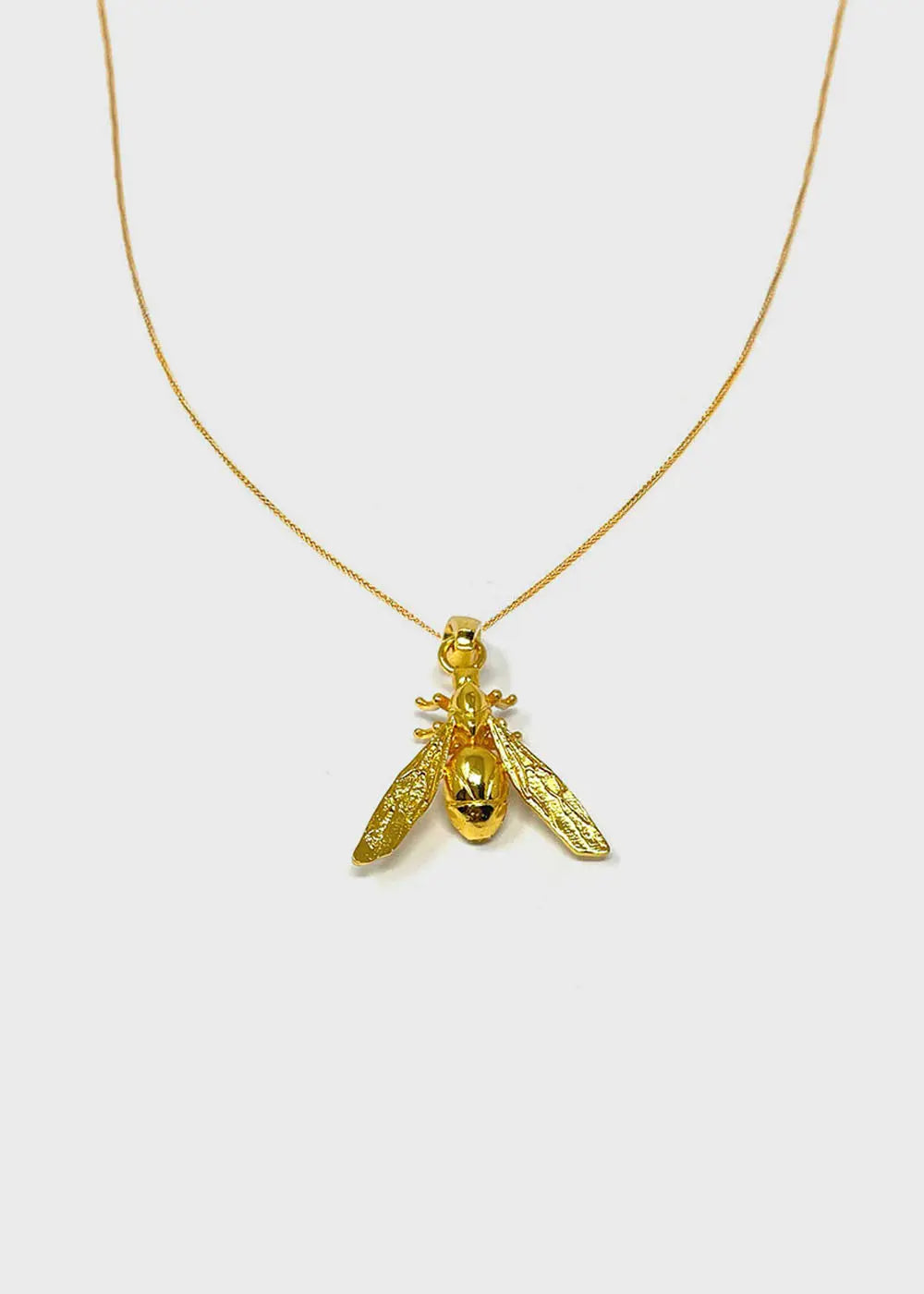 Collar Dije Hormiga Dorada