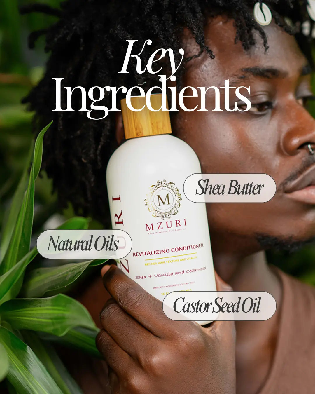 Revitalizing Conditioner | Shea Butter Base | Vanilla | Cedarwood