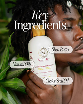 Revitalizing Conditioner | Shea Butter Base | Vanilla | Cedarwood