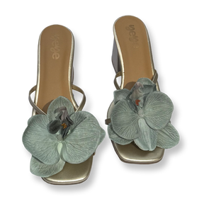 Mint Orchids Heels