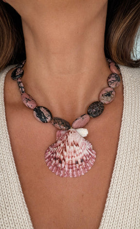 Bora Bora Scalloped Beaded Necklace