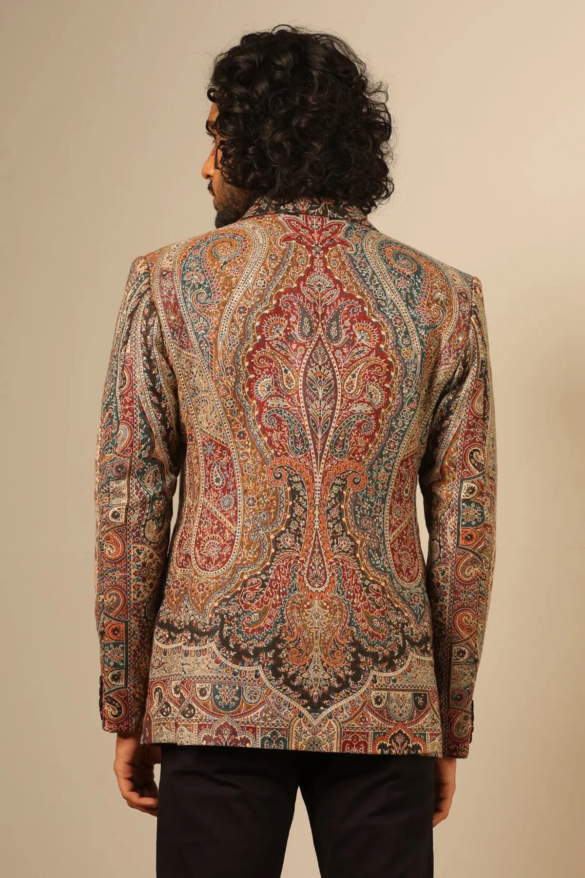 Raj Fine Wool Silk Full Jacket
