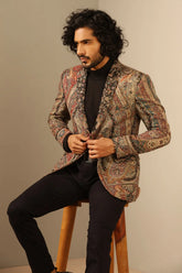 Raj Fine Wool Silk Full Jacket