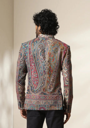 Kashmir Royal Heritage pashmina blend Jacket/Bandhgala