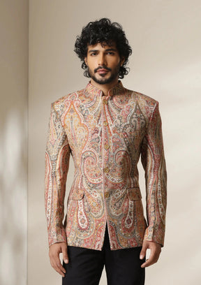 Golden Aura pashmina blend Jacket/Bandhgala