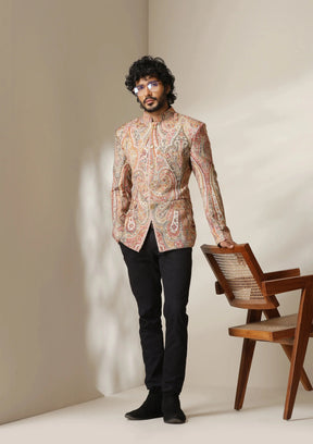 Golden Aura pashmina blend Jacket/Bandhgala