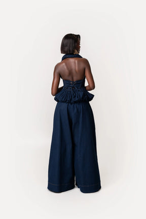 Denim Grace Peplum Top
