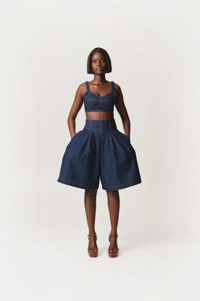 Denim Pinstripe SHANI Pants