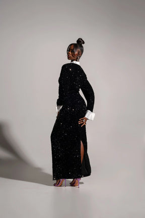 Rei Sequin Maxi Dress