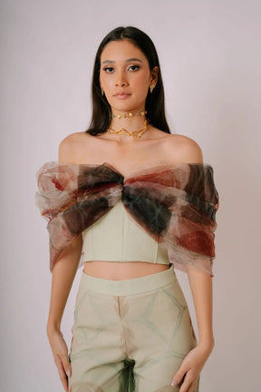 Tessa Tulle Bow Corset