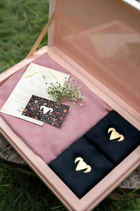 Heritage Pink Pashmina Blend Gift Box with Jewellery Set
