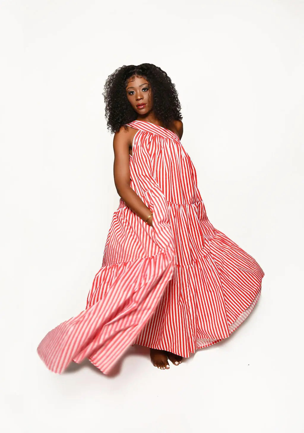 Monica Maxi Dress - Red