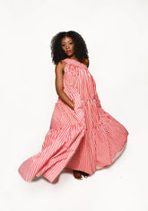 Monica Maxi Dress - Red