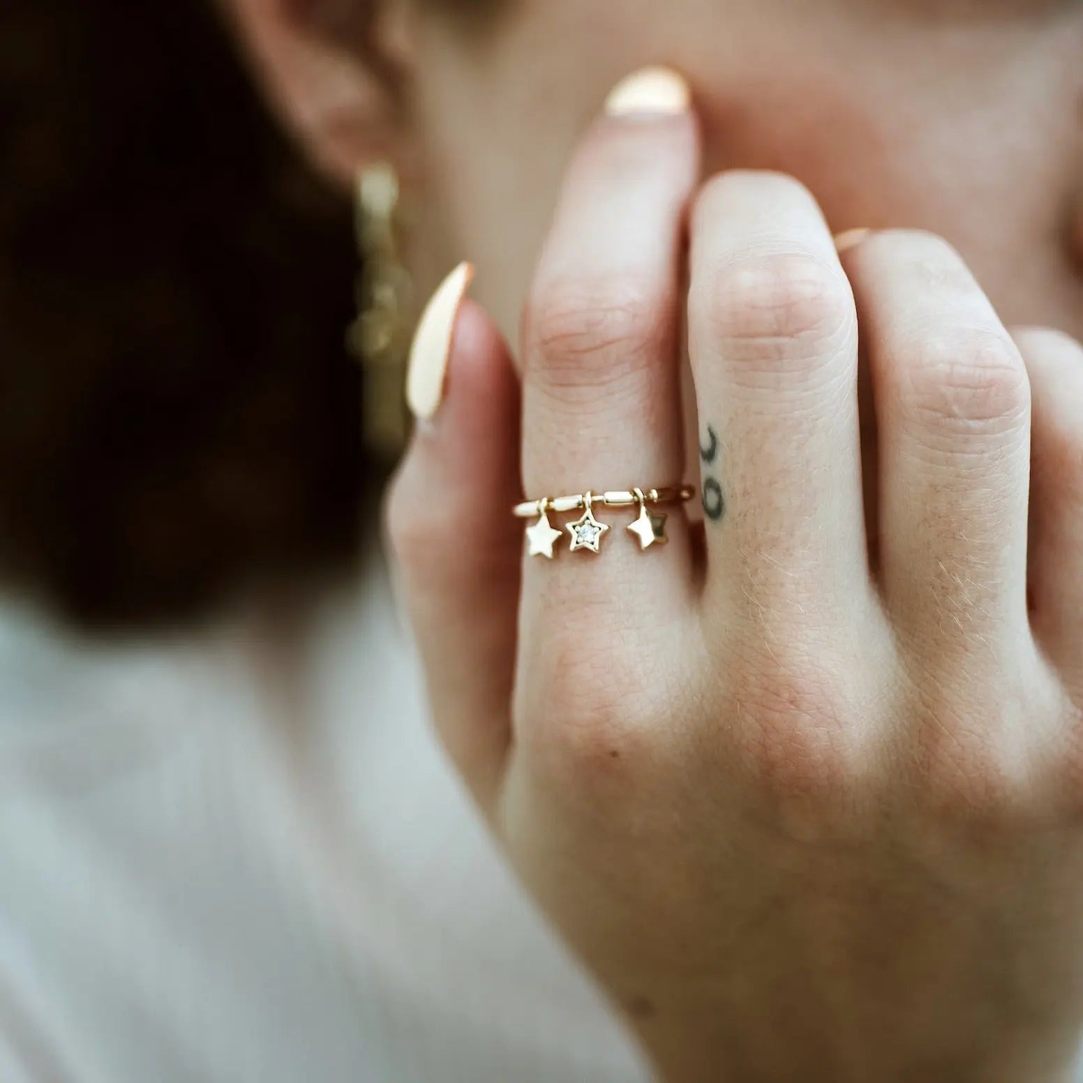 The Astor Starlight Charm Ring