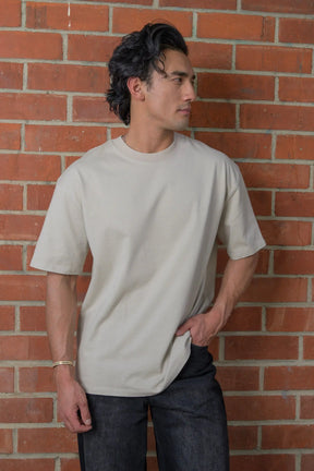 Heavy t-shirt Taupe