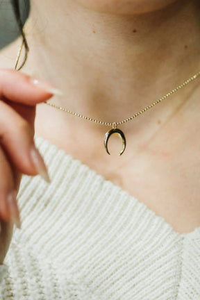 Luna Crescent Necklace