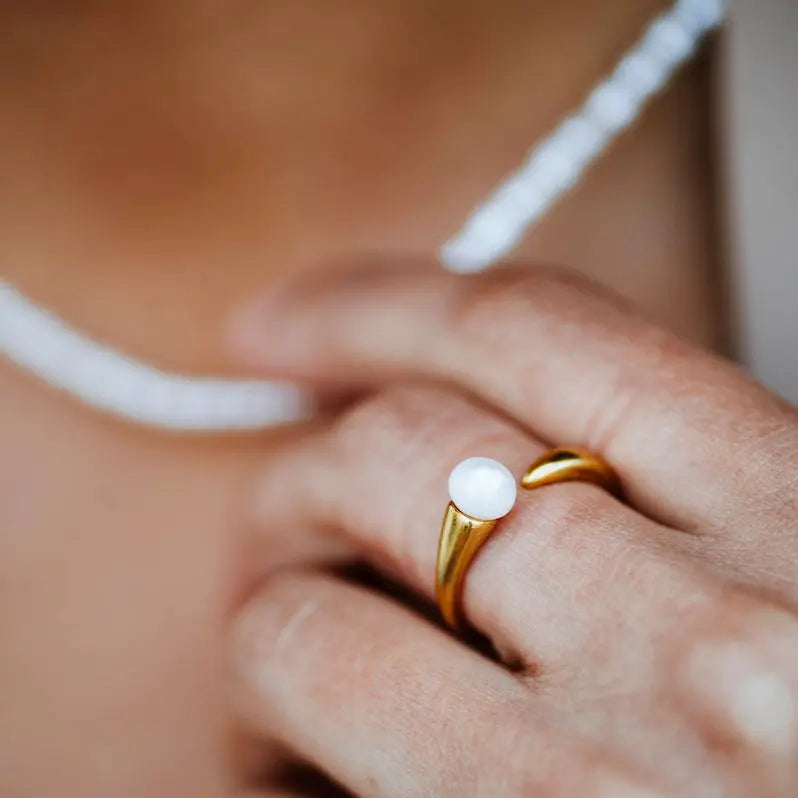 Mother Of Pearl Ring