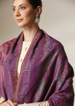 Dusala Mystic Orchid woven Shawl