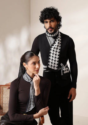 His & Her Houndstooth Luxury Gift Set