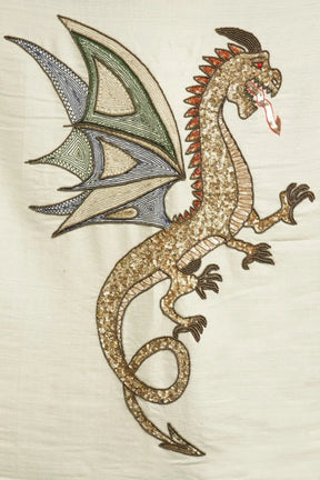 Dragon cashmere stole