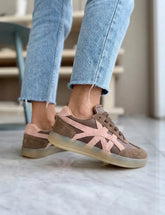 Demi Choco Pink Suede