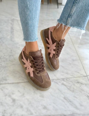 Demi Choco Pink Suede