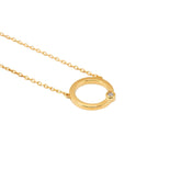 Diamond Circle Necklace