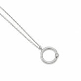 Diamond Circle Necklace Pendant