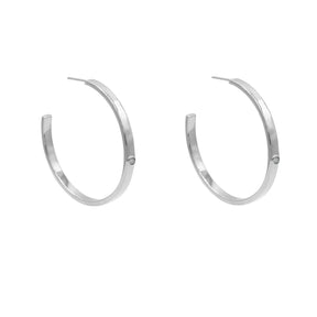 Diamond Classic Hoop Earrings