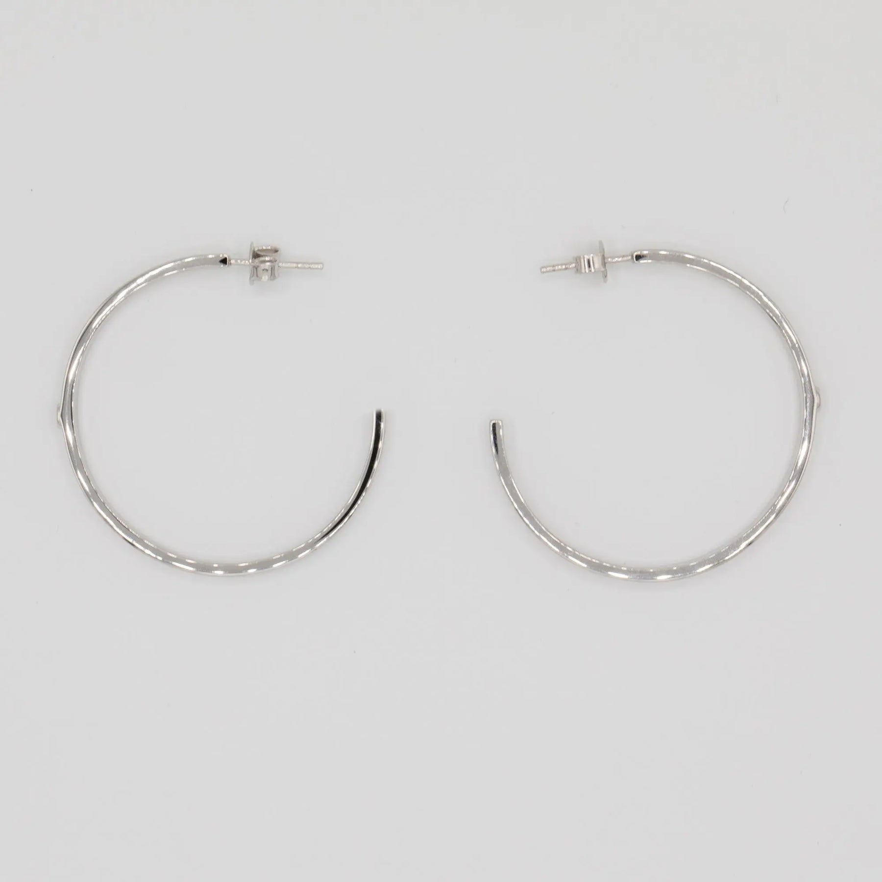 Diamond Classic Hoop Earrings