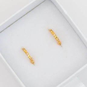 Diamond Huggie Hoops