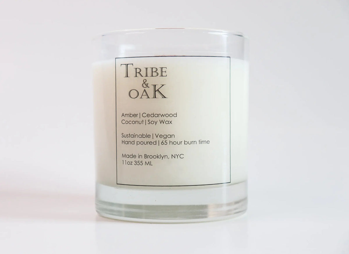 Amber Cedarwood Coconut Soy Candle