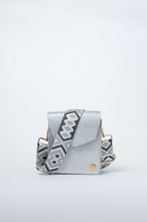 Patty Metallic Leather Crossbody Bag