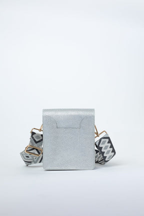 Patty Metallic Leather Crossbody Bag