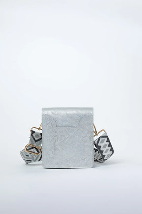 Patty Metallic Leather Crossbody Bag
