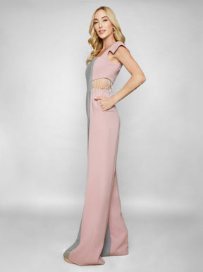 Eva Corset Crepe Jumpsuit